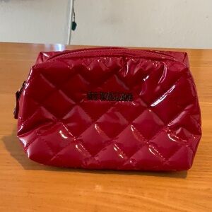 MZ Wallace red lacquer cosmetic bag